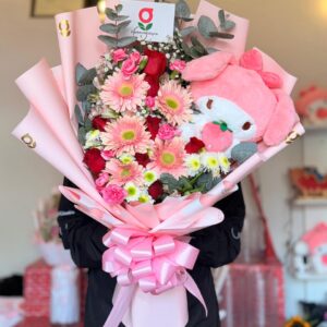 COMBOS DE PELUCHE Y FLORES 4