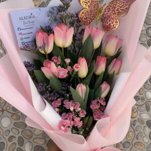 Ramos de tulipanes temporada febrero y mayo 2